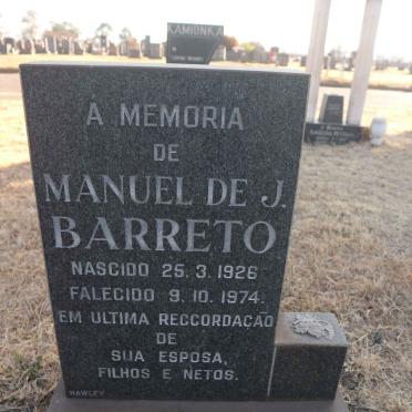 BARRETO Manuel, de J. 1926-1974