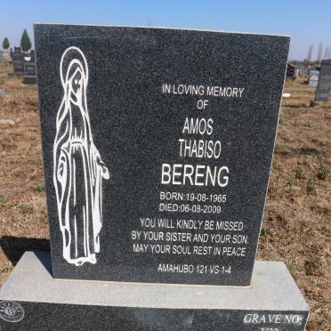 BERENG Amos Thabiso 1965-2009