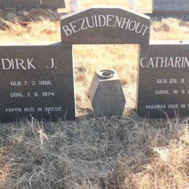 BEZUIDENHOUT Dirk J. 1906-1974 &amp; Catharina F.M. 1899-1985