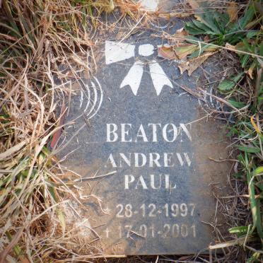 BEATON Andrew Paul 1997-2001