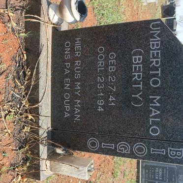 BIOGIO Umberto Malo 1941-1994