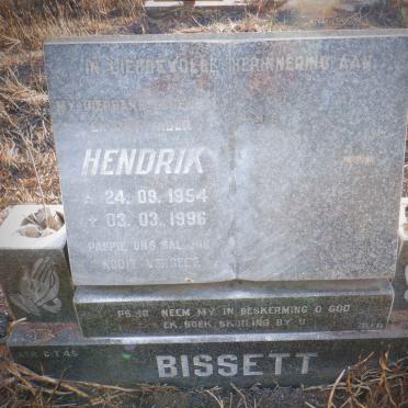 BISSETT Hendrik 1954-1996