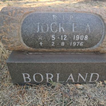 BORLAND Jock E.A. 1908-1976