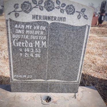 BURGER Gerda M.M. 1955-1996