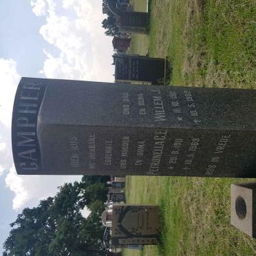 CAMPHER Willem J. 1911-1982 &amp; Petronella C.E. 1911-1969
