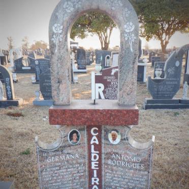 CALDEIRA Antonio Rodrigues 1916-2002 &amp; Germana 1916-1992