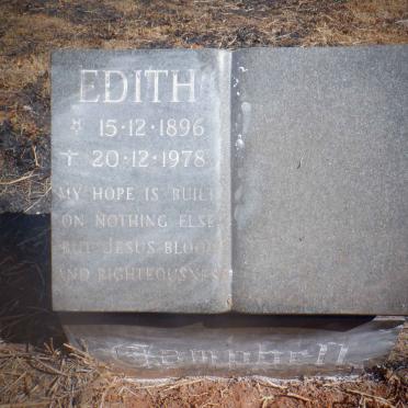 CAMPBELL Edith 1896-1978