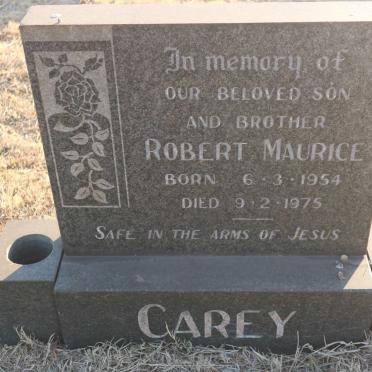 CAREY Robert Maurice 1954-1975