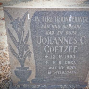 COETZEE Johannes C. 1903-1969