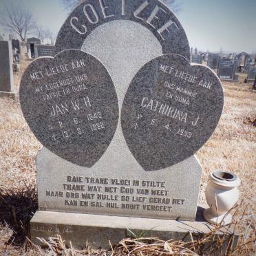 COETZEE Jan W.H. 1943-1992 &amp; Cathirina J. 1943-