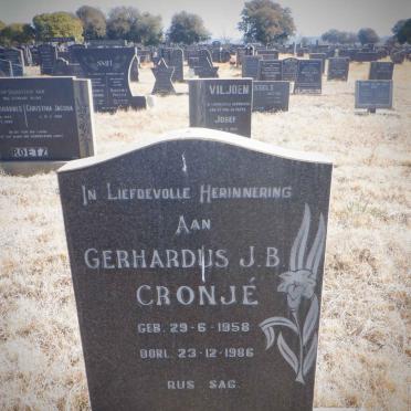 CRONJE Gerhardus J.B. 1958-1986