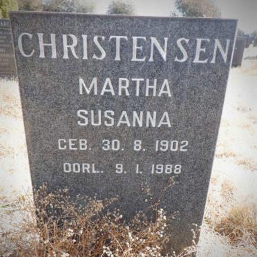 CHRISTENSEN Martha Susanna 1902-1988