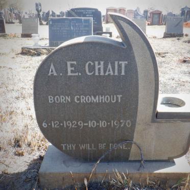 CHAIT A.E. nee CROMHOUT 1929-1970