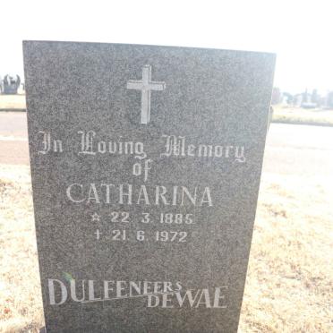 DULFENEERS Catharina 1885-1972