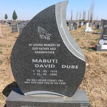 DUBE Mabuti David 1935-2009