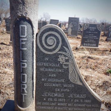 DELPORT Jeremias Jesaias 1929-1986