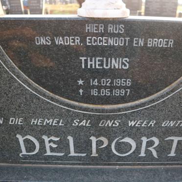 DELPORT Jan Hendrik 1918-1992 &amp; Ockertina Philippina 1921-1990 :: DELPORT Theunis 1956-1997