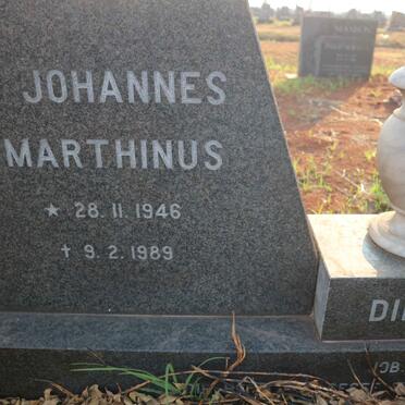 DIRKER Johannes Marthinus 1946-1989 &amp; Judith Jacoba SCHEEPERS 1944-
