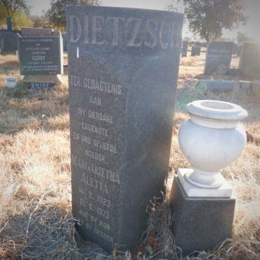 DIETSZCH Margarietha Aletta 1923-1973