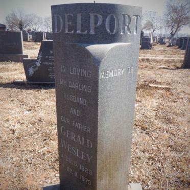 DELPORT Gerald Wesley 1928-1973