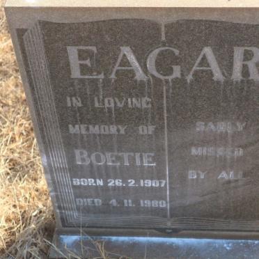 EAGAR Boetie 1907-1980
