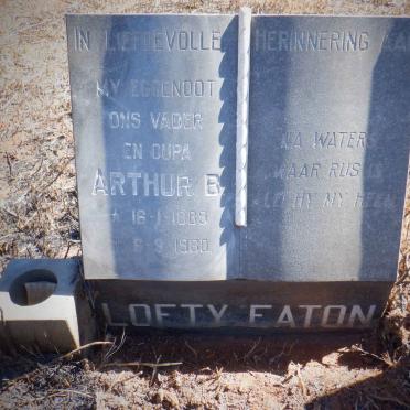EATON Arthur B., LOFTY 1889-1980