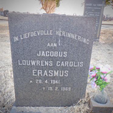 ERASMUS Jacobus Louwrens Carolis 1941-1969