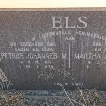 ELS Petrus Johannes M. 1917-1979 &amp; Martha Johanna 1919-