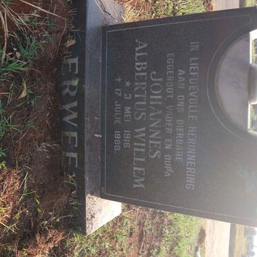 ERWEE Johannes Albertus Willem 1916-1988