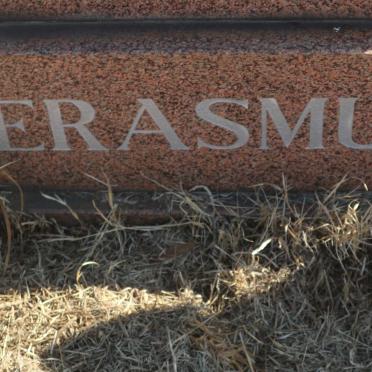 ERASMUS Hendrik J. 1925-2014 &amp; Sarah J.J. 1931-1981