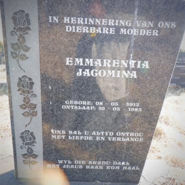 EMMENIS Emmarentia Jacomina, van 1912-1983