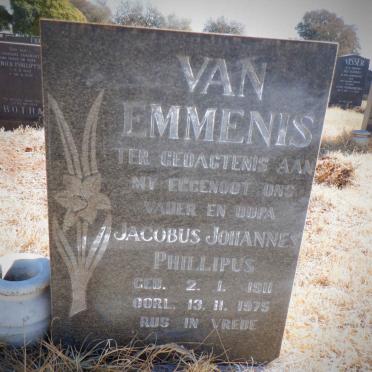 EMMENIS Jacobus Johannes Phillipus, van 1911-1975