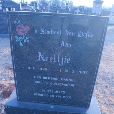 EBNER Neeltjie 1922-2003