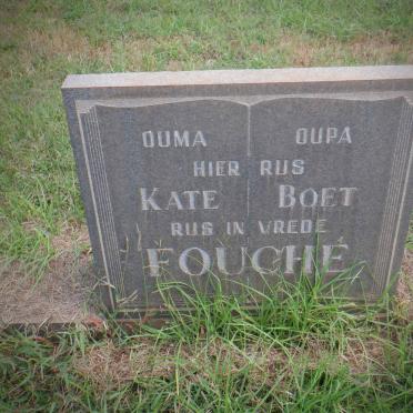 FOUCHÉ Boet &amp; Kate