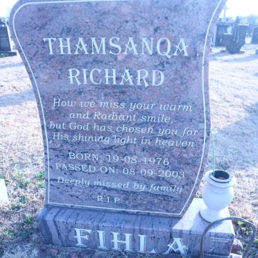 FIHLA Thamsanqa Richard 1976-2003