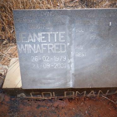 GOLDMAN Jeanette Winafred 1979-2001