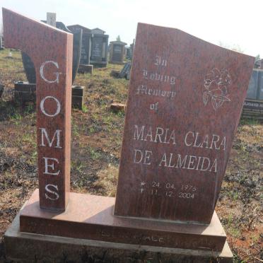 GOMES Maria Clara nee DE ALMEIDA 1975-2004 
