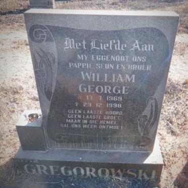 GREGOROWSKI William George 1969-1998