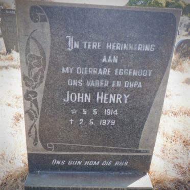 GRANT John Henry 1914-1979