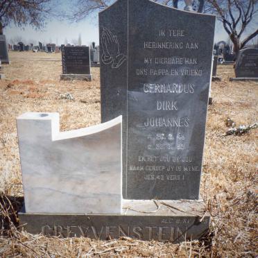 GREYVENSTEIN Gerhardus Dirk Johannes 1949-1992