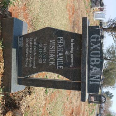 GXUBANI Phakamile Mishack 1949-2011