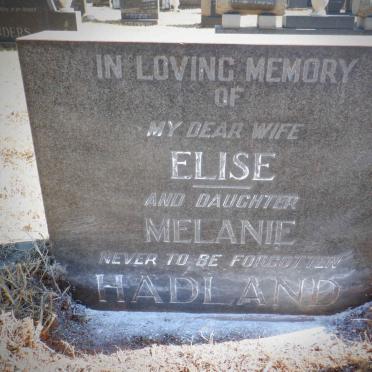 HADLAND Elise :: HADLAND Melanie