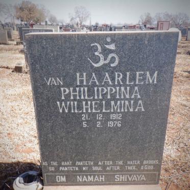 HAARLEM Philippina Wilhelmina, van 1912-1976