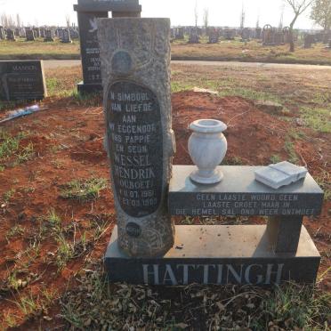 HATTINGH Wessel Hendrik 1961-1989