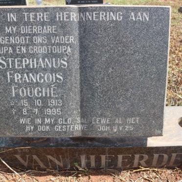 HEERDEN Stephanus Francois Fouche, van 1913-1995