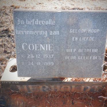 HERHOLDT Coenie 1937-1999