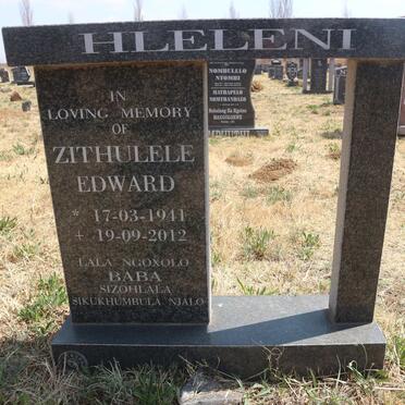 HLELENI Zithulele Edward 1941-2012