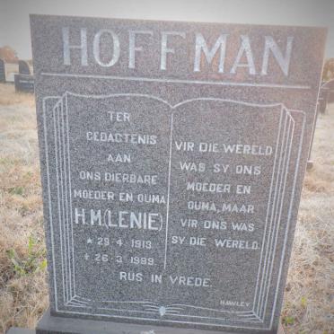 HOFFMAN H.M. 1913-1989