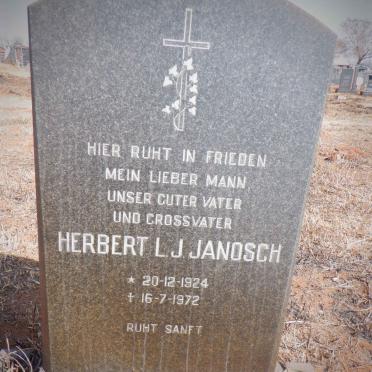 JANOSCH Herbert L.J. 1924-1972