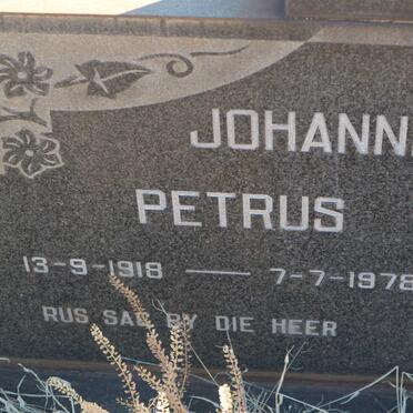 JACOBS Johannes Petrus 1918-1978 &amp; Elizabeth Maria CASTELYN 1920-1991